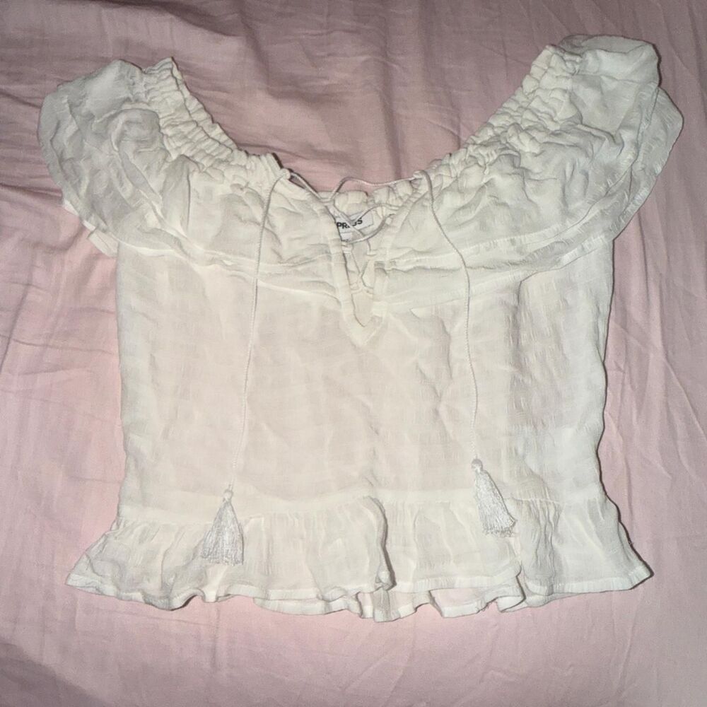 Express Women's White Blouse